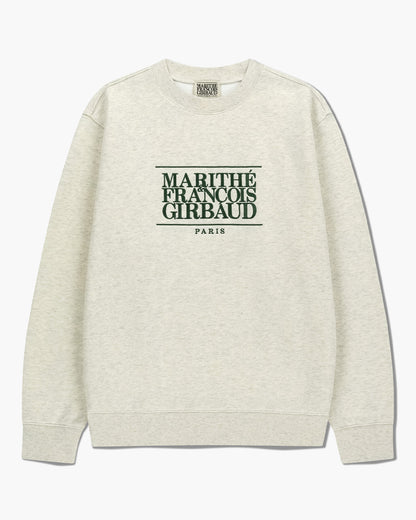 韓國 🇰🇷 Marithe Francois Girbaud classic LOGO  EMBROIDERY  unisex Sweatshirt (加絨) 長袖衞衣