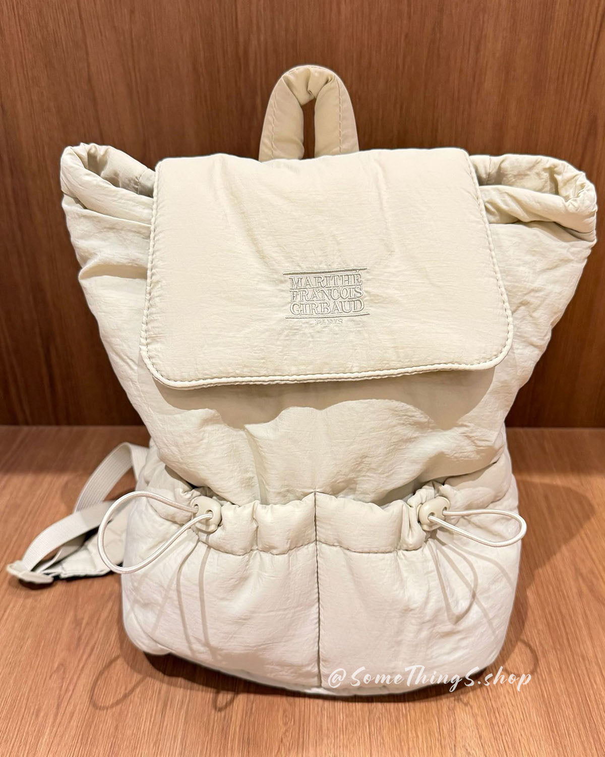 韓國 🇰🇷 Marithe Francois Girbaud Classic LOGO padding Backpack 夾棉背囊