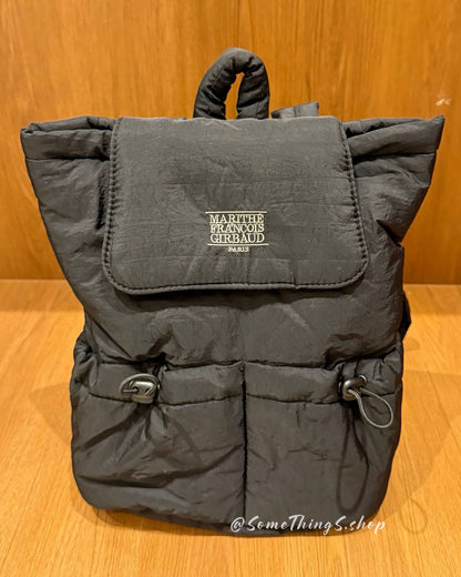 韓國 🇰🇷 Marithe Francois Girbaud Classic LOGO padding Backpack 夾棉背囊