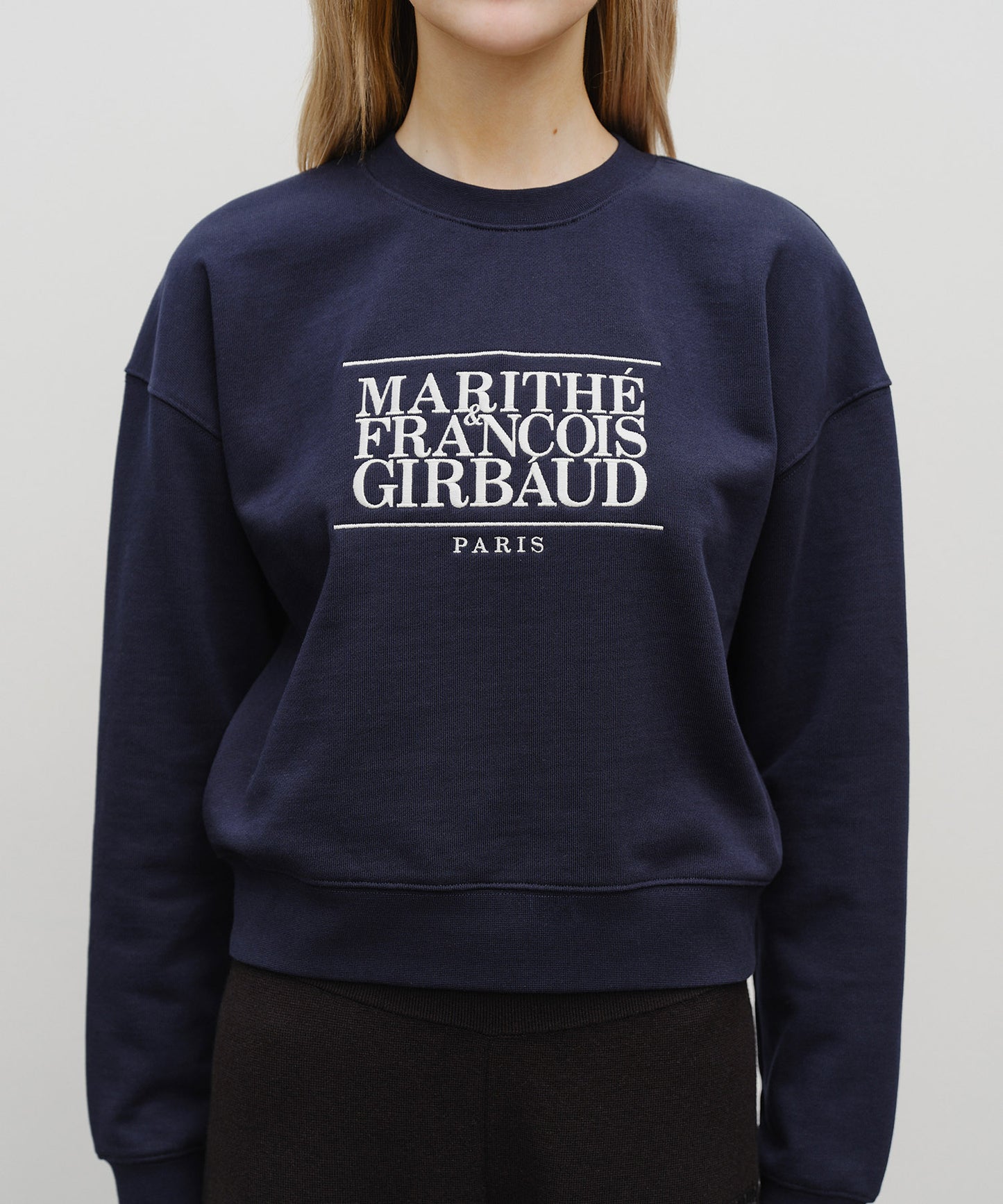 韓國 🇰🇷 Marithe Francois Girbaud Women's Classic LOGO Crop Sweatshirt 女裝衞衣｜4 Colors (副本)