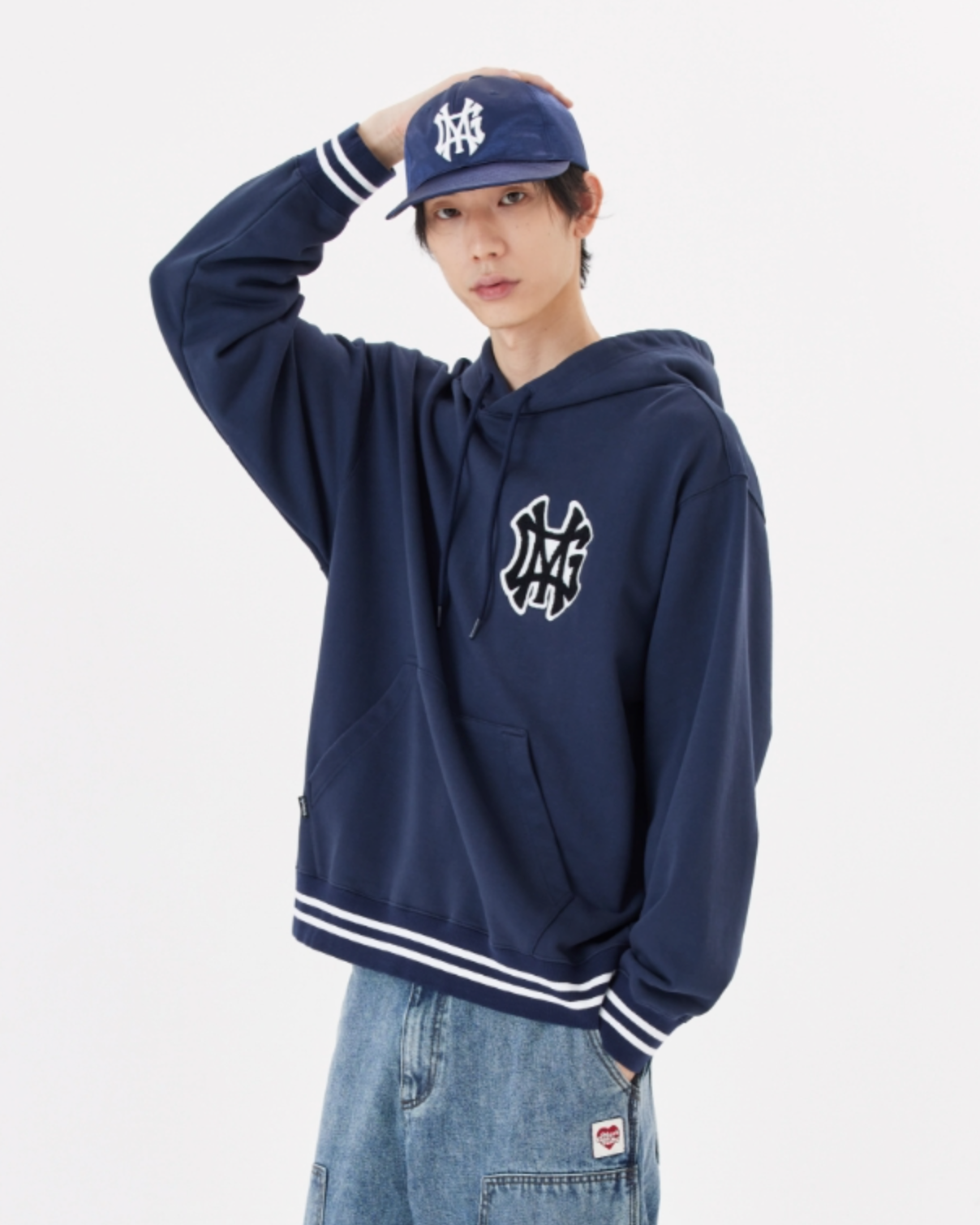 FALL-WINTER 2025 | 韓國代購 🇰🇷 Mark Gonzales MG Baseball 連帽 長袖衛衣