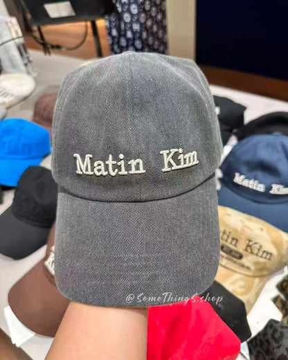 韓國 🇰🇷 Matin Kim MATIN Classic LOGO ball cap 經典 棒球帽