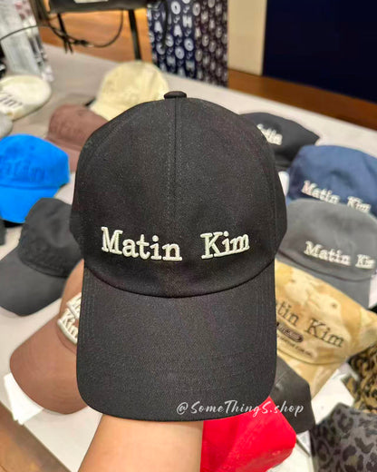 韓國 🇰🇷 Matin Kim MATIN Classic LOGO ball cap 經典 棒球帽