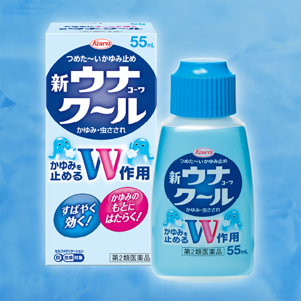 日本 Kowa 蚊蟲叮咬 冰涼止癢液 55ml