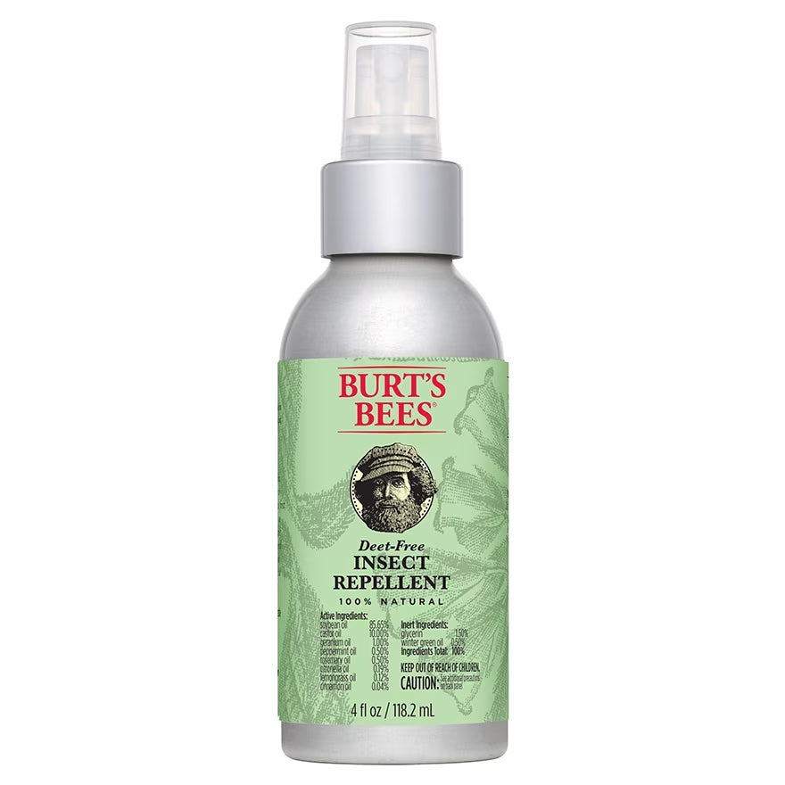 美國 Burt’s Bees All-Natural Herbal Insect Repellent｜天然草本精油｜止痕 驅蚊驅蟲 防蚊液｜不含DEET｜兒童、蠶豆症適用（118ml ）