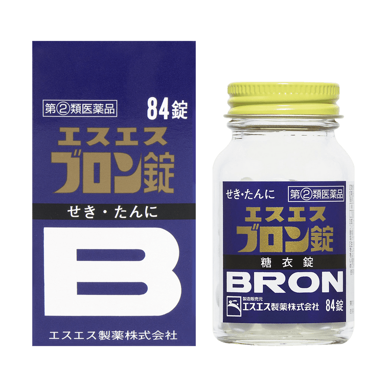 日本✈️直送｜日本白兔牌 SS制藥 BRON 止咳化痰 84錠｜12歲以上