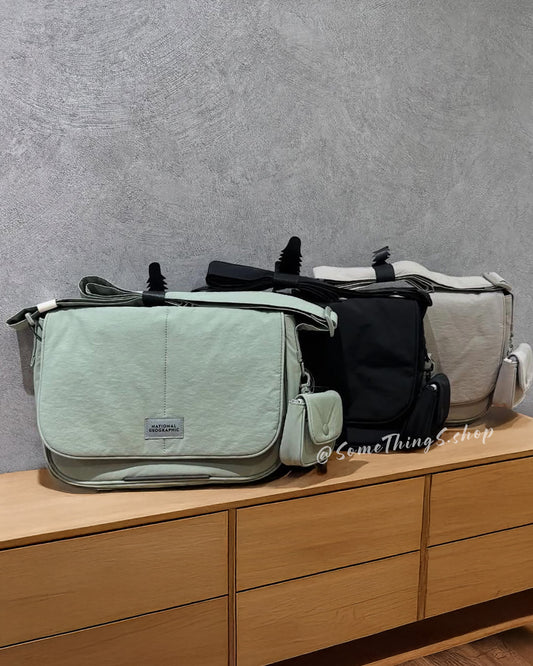 韓國 🇰🇷 National Geographic Lightweight 4L Crossbody Bag《 附送 Multi mini Pouch 》