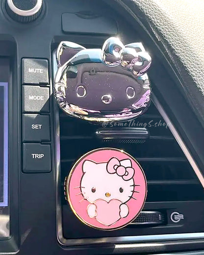 韓國🇰🇷 OHSCENT x Hello Kitty 汽車香薰（附2個 芯片)