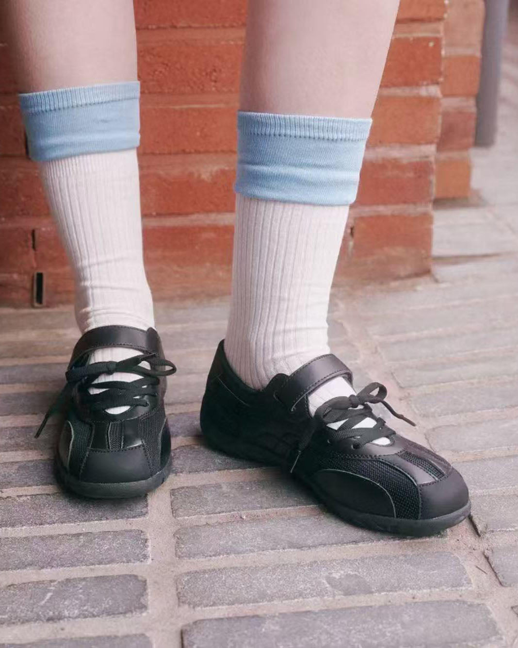 韓國🇰🇷 OTZ x Margarin fingers Romary Lace‑Up Sneakers 芭蕾綁帶波鞋｜季節限定