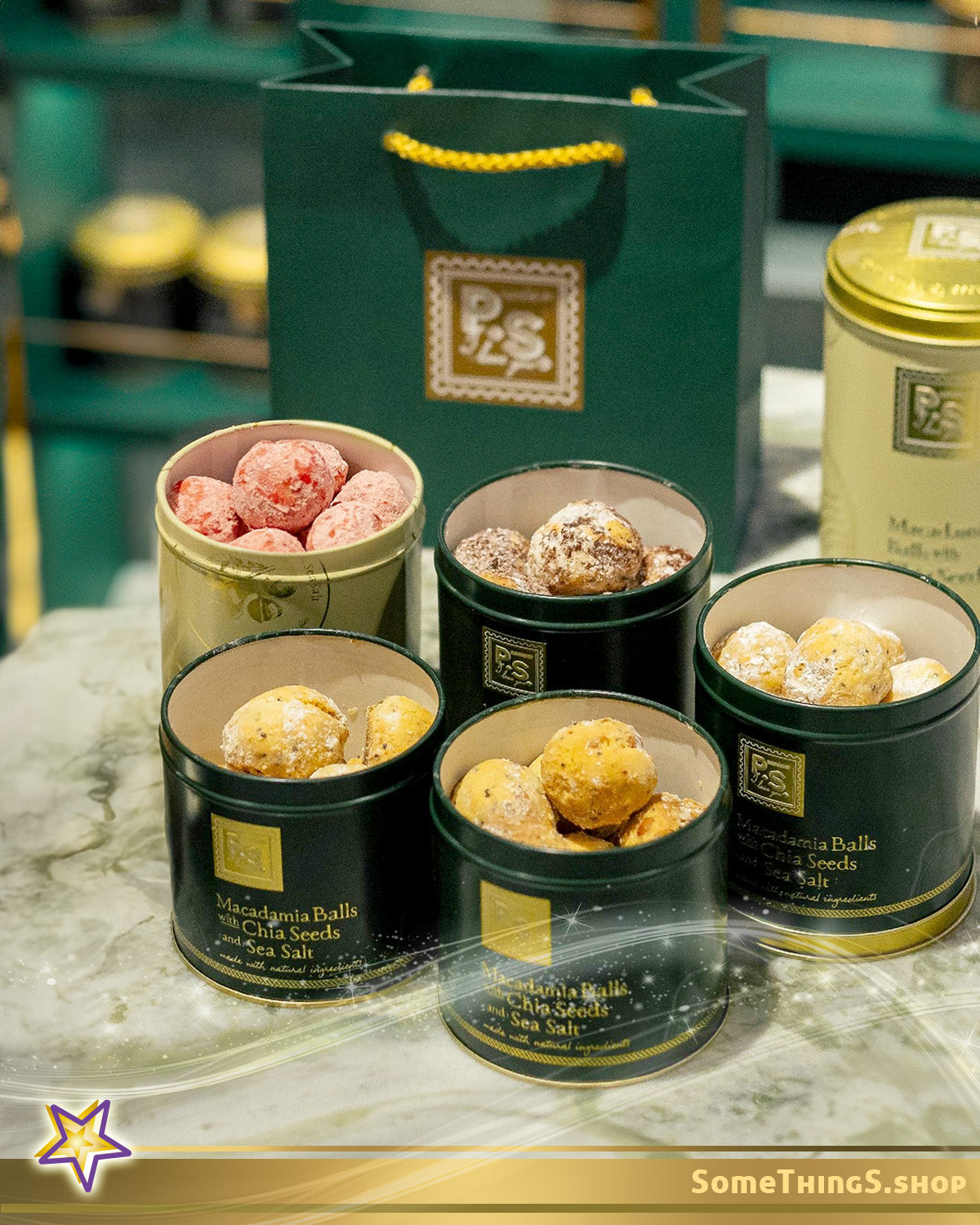 泰國 PS I Love You by PIMARA Macadamia Ball 夏威夷果仁雪球曲奇｜2026 全線最新口味