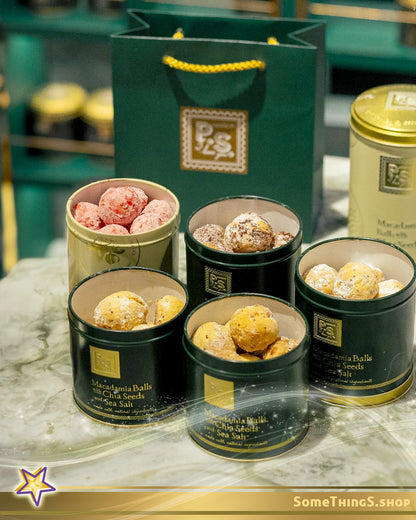 泰國 PS I Love You by PIMARA Macadamia Ball 夏威夷果仁雪球曲奇｜2026 全線最新口味