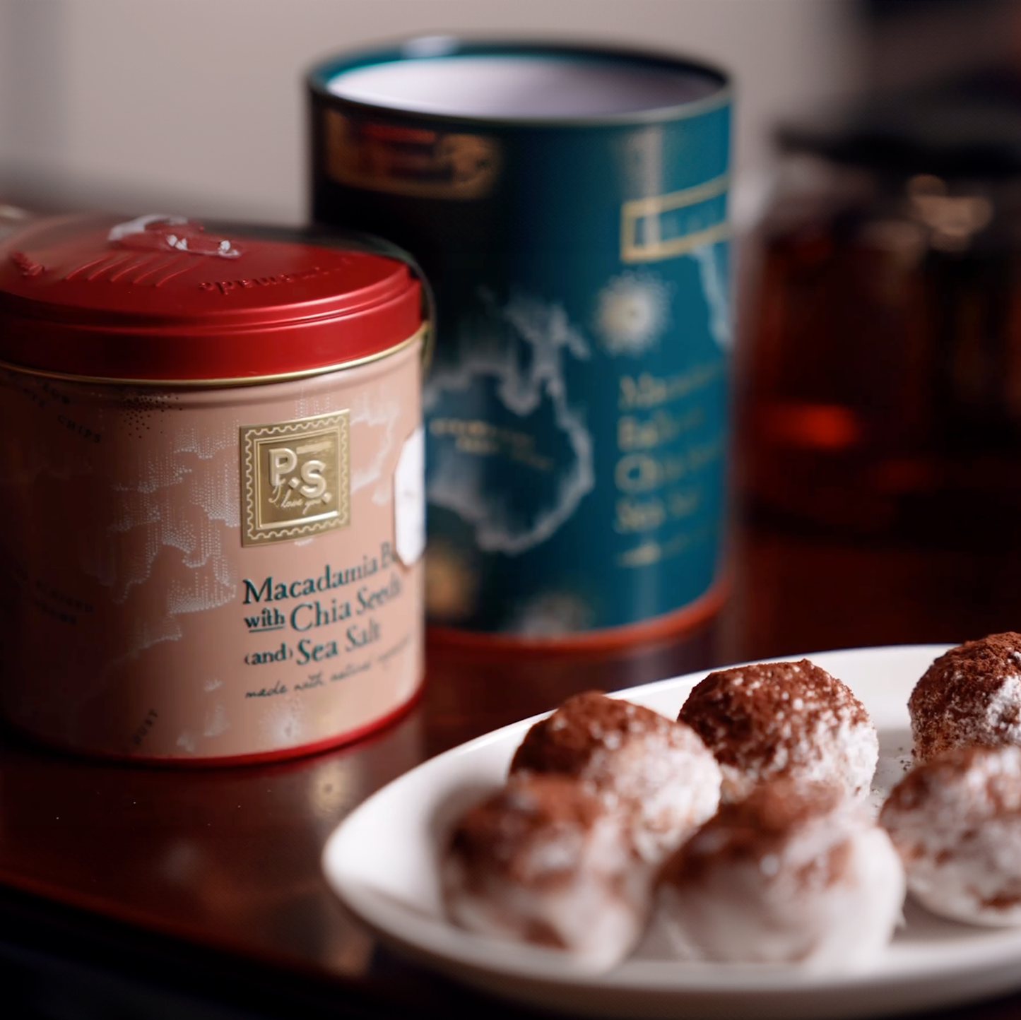 泰國【 𝐁𝐎𝐗𝐒𝐄𝐓 🍊禮盒】PS I Love You by PIMARA Macadamia Ball 夏威夷果仁雪球曲奇｜Gift set 2026