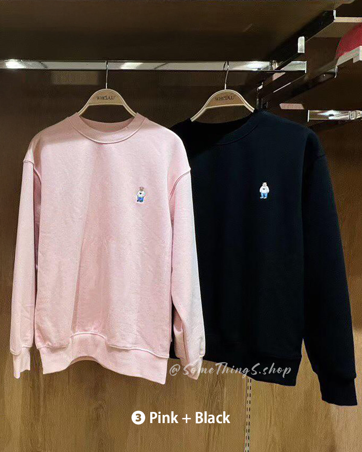 韓國 🇰🇷 WHO.A.U Steve unisex sweatshirt 長袖衛衣 運動衫｜2件套裝