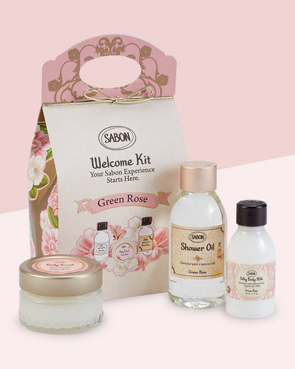 Sabon Charming Green Rose Gift Set (3-piece trial Body Set) 3件身體護理套裝