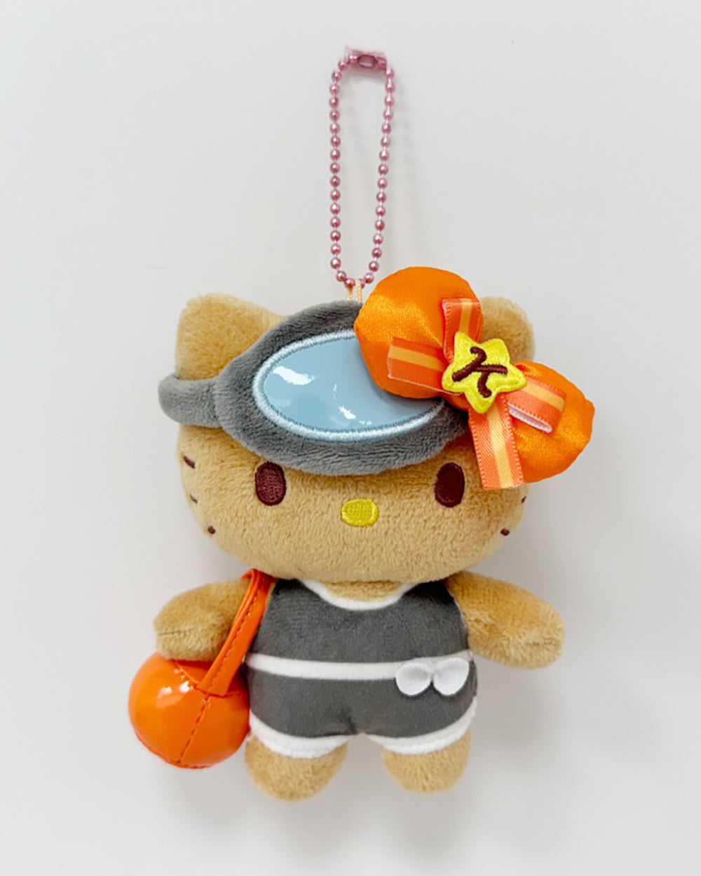 韓國代購 🇰🇷 Sanrio Hello Kitty 曬黑海女版／濟州衝浪版  毛絨吊飾（濟州島限定）