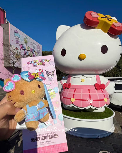 韓國代購 🇰🇷 Sanrio Hello Kitty 曬黑海女版／濟州衝浪版  毛絨吊飾（濟州島限定）