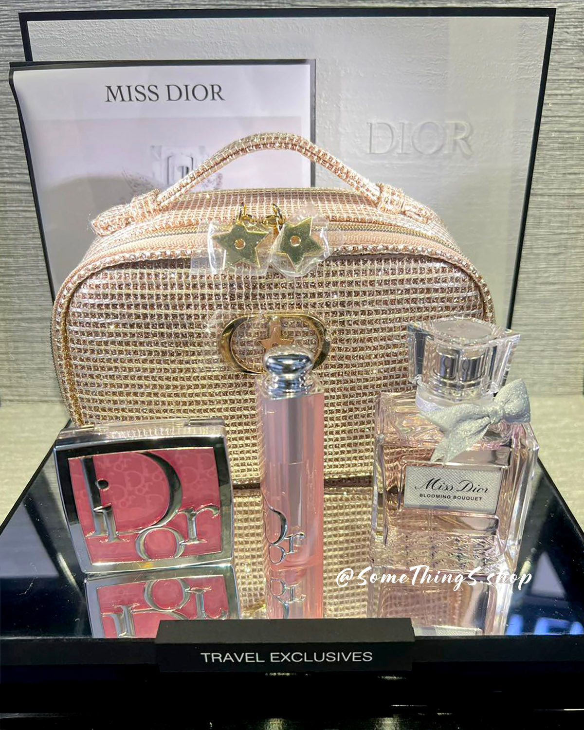 Limited Edition - The Miss Dior Beauty Ritual 香水彩妝4件套裝｜Eau de Toilette, Lip Balm and Blush《國際航空版》