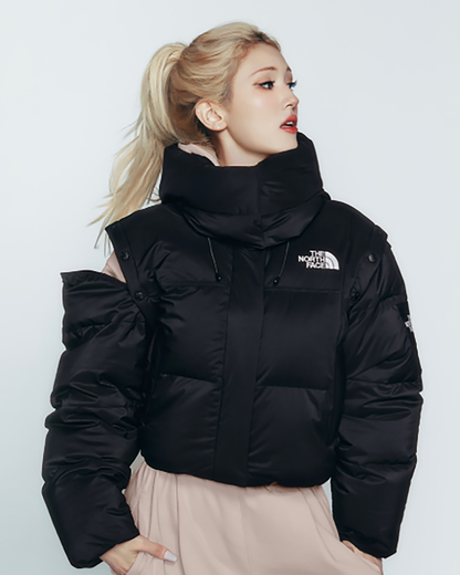 韓國 🇰🇷 The North Face TNF White Label Women's Novelty Nuptse Detachable Down Jacket（80%鴨絨）羽絨外套｜袖⦁帽可拆卸
