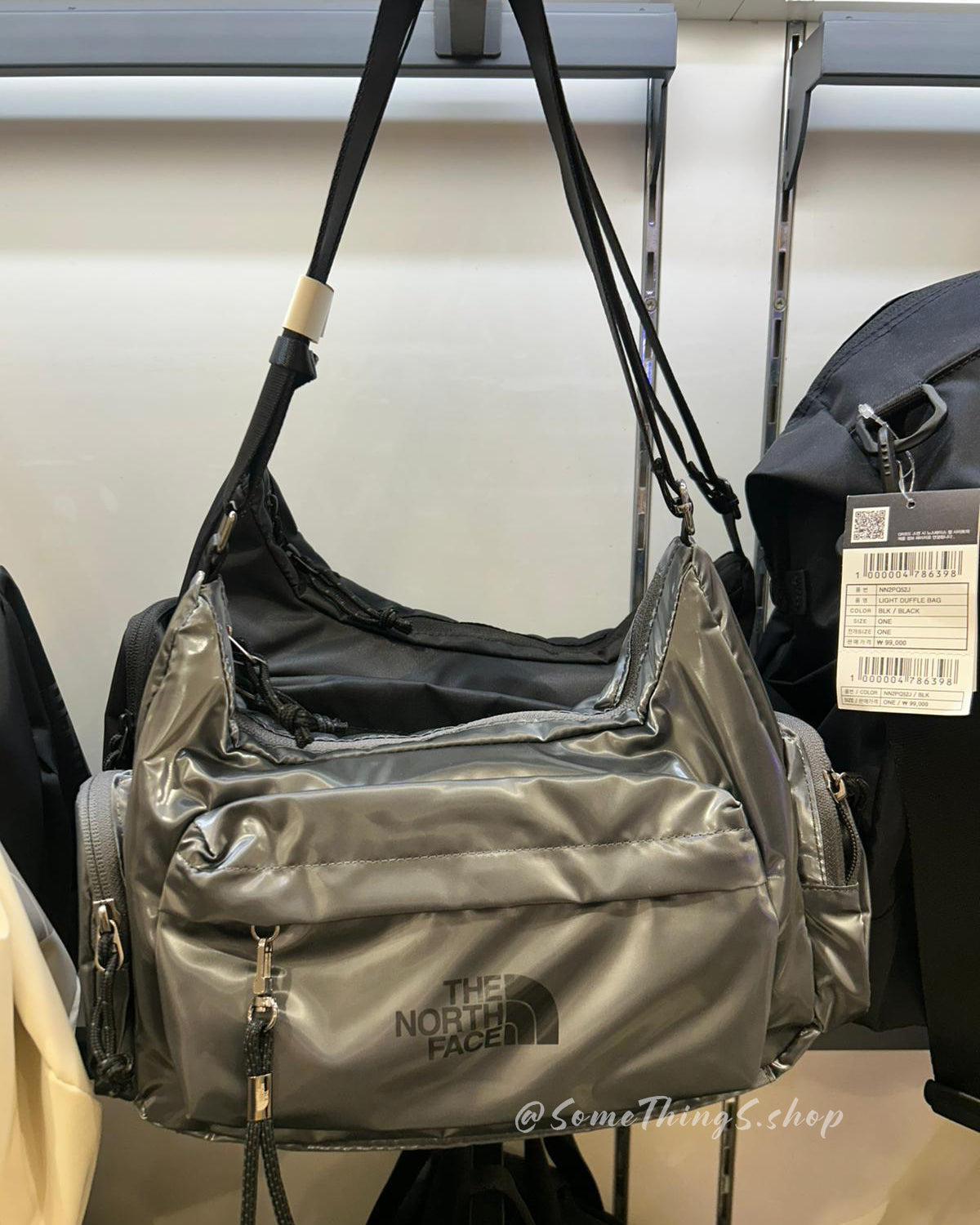 韓國 🇰🇷 The North Face TNF BONNEY Hobo Bag Mini 機能包包 斜揹 單肩包｜Cream ★ Pink ★ Gray ★ Black