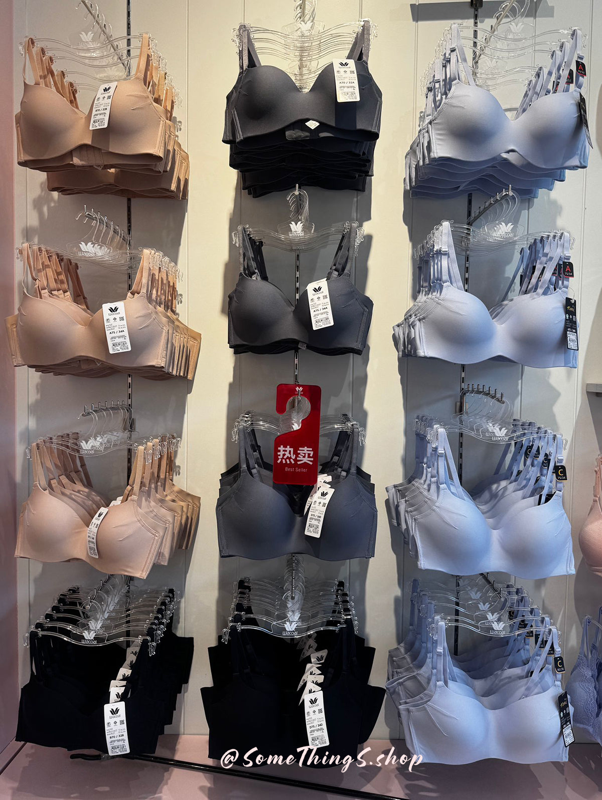 2026 新春快閃 🇹🇭 泰國Outlet 代購｜Wacoal 🔥熱賣款🔥 胸圍 薄身貼身 無鋼圈  無痕款 (款色二）