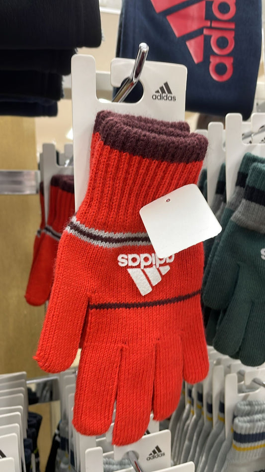 Made in Japan adidas winter non-slip warm cold hand socks 🧤｜Middle children. For ladies