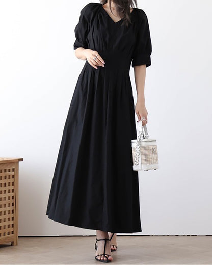 🇯🇵 日本入荷｜AMELY Linen Blend Flare Dress 亞麻混紡連身裙