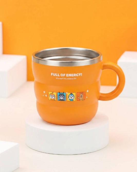 韓國製造 🇰🇷 Lilpang Anpanman 麵包超人幼童不鏽鋼抗菌隨身杯 250ml｜洗碗機適用