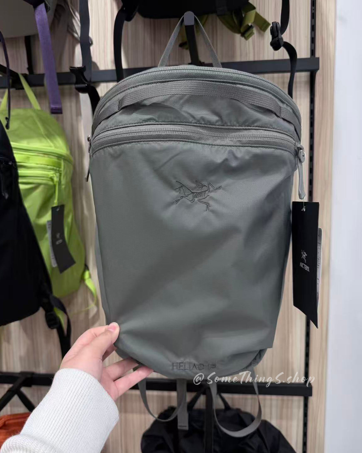 日韓代購｜加拿大 Arc'teryx 始祖鳥 Heliad 15L Backpack 輕量防潑水 • 可摺疊收納背囊【 Index 15 升級版 】