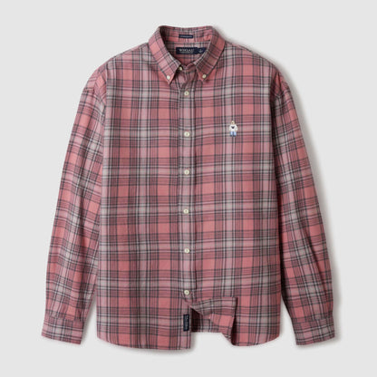 韓國 🇰🇷 WHO.A.U Steve unisex Flannel checkered pattern Shirts 男女 格仔恤衫｜3 color patterns