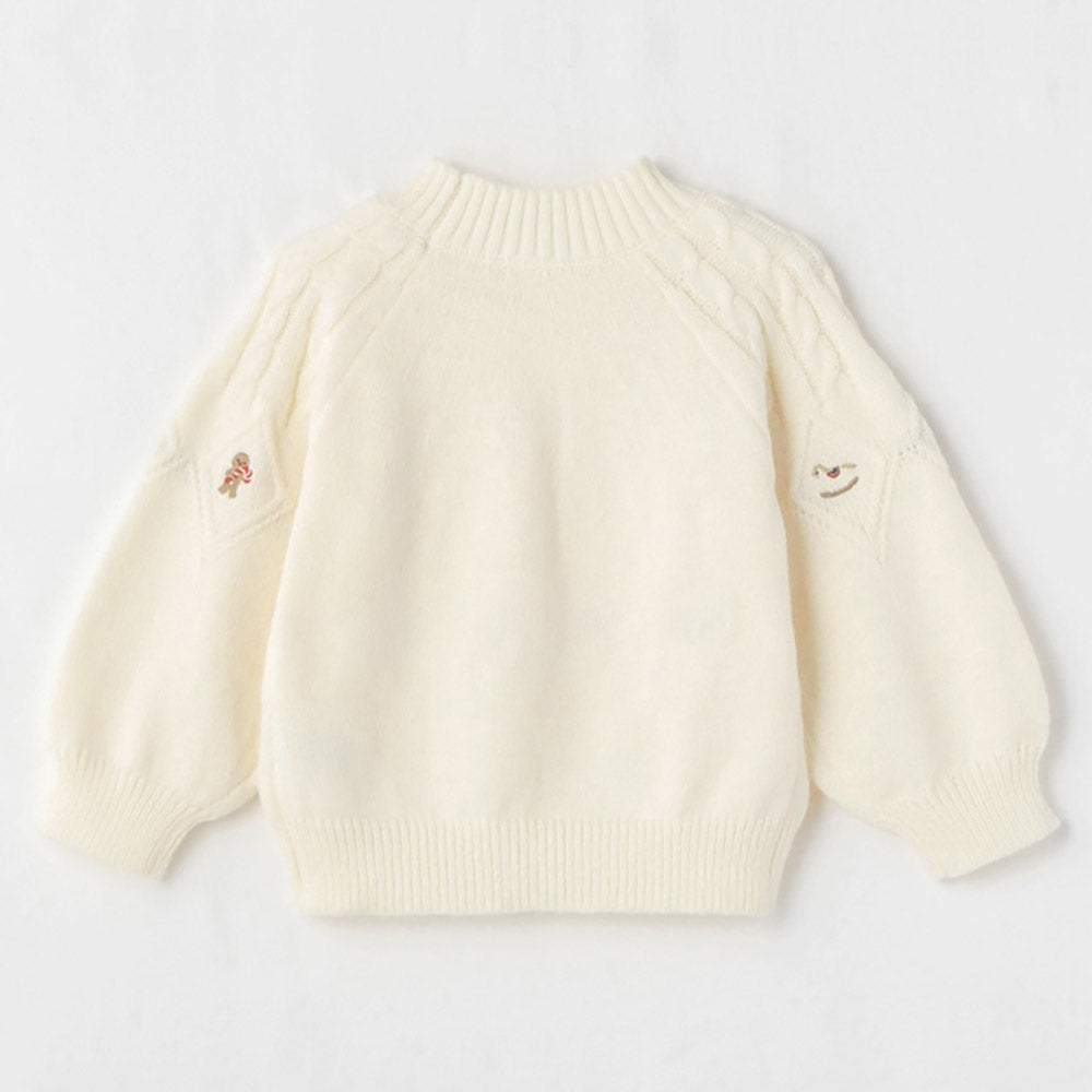 日本 🇯🇵 童裝品牌 Birthday | Cottoli 女童 針織上衣｜聖誕限定款