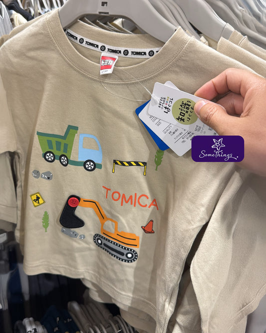 日本 🇯🇵 童裝品牌 Birthday x TOMICA Kids Construction Vehicles Long-Sleeve T-Shirt 幼兒 長袖 T-Shirt (副本)