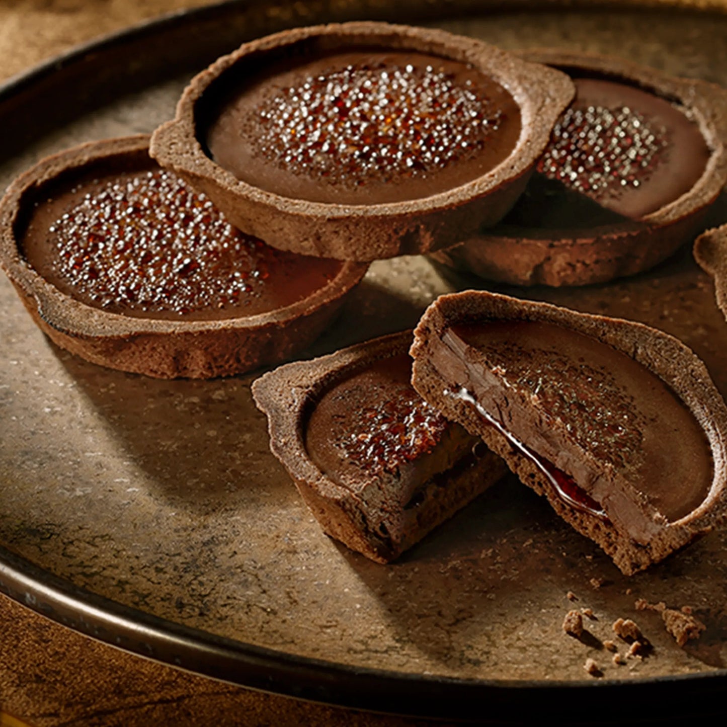 日本 Brulee Merize Brûlée Chocolat Tart  朱古力吉士布甸撻 8入【 冬季限定 】