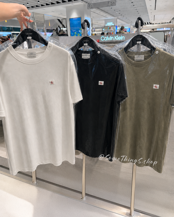 韓國 🇰🇷 Calvin Klein Jeans Unisex Badge Logo 100% 純棉 短袖 Tee