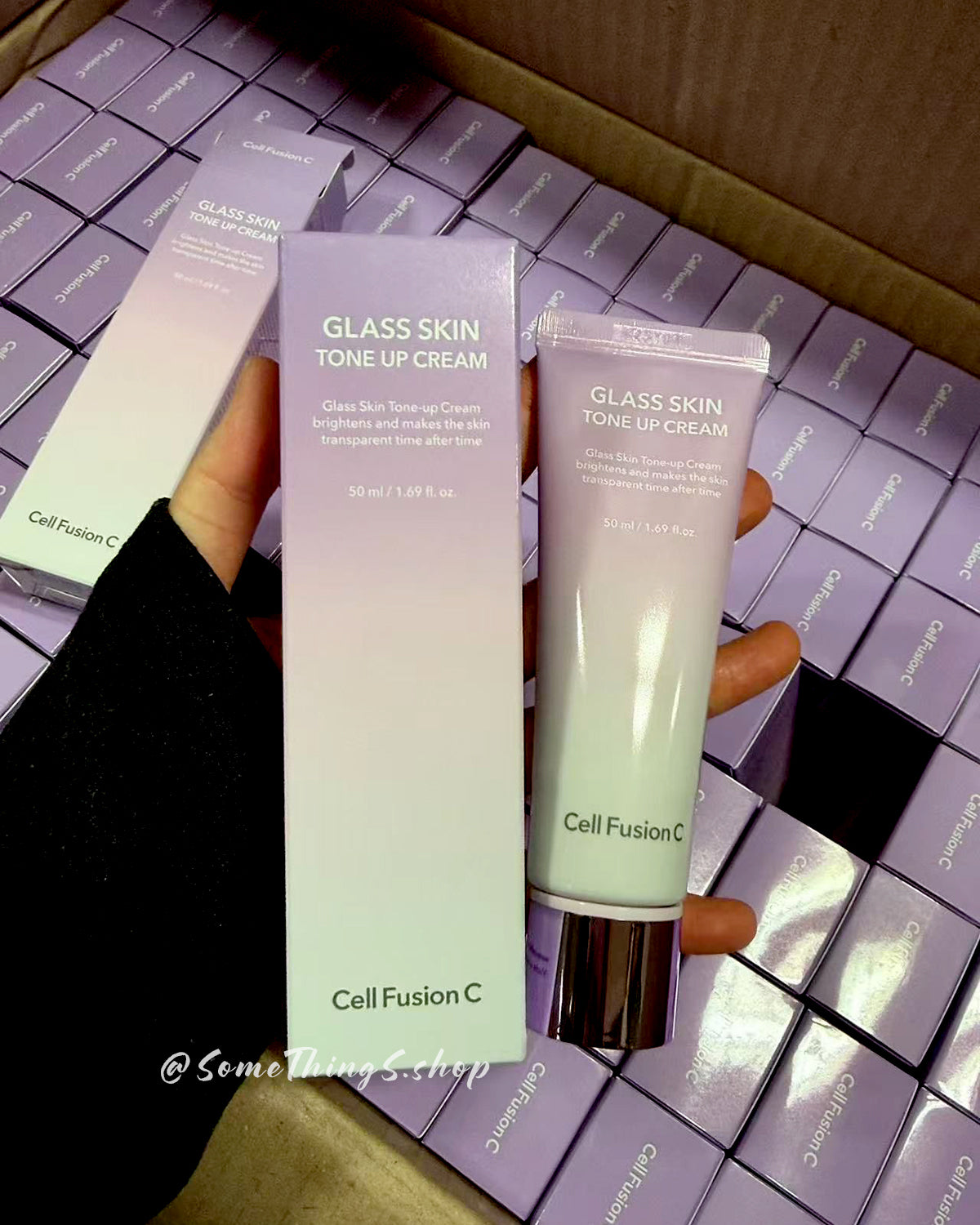 韓國🇰🇷 Cell Fusion C 玻璃肌素顏霜 Glass Skin Tone Up Cream 50ml