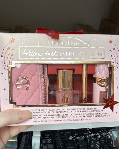 🇬🇧 Charlotte Tilbury Pillow Talk Everyday Icons Gift Set｜2026 聖誕限定彩妝禮盒