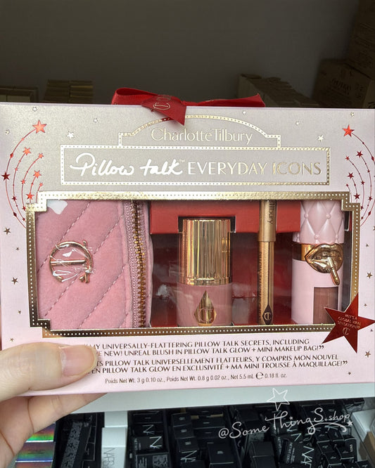 🇬🇧 Charlotte Tilbury Pillow Talk Everyday Icons Gift Set｜2026 聖誕限定彩妝禮盒