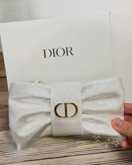 Christian Dior 閃亮蝴蝶結 clutch 手拿包 ｜2026 聖誕限定【 品牌活動滿額贈品 】