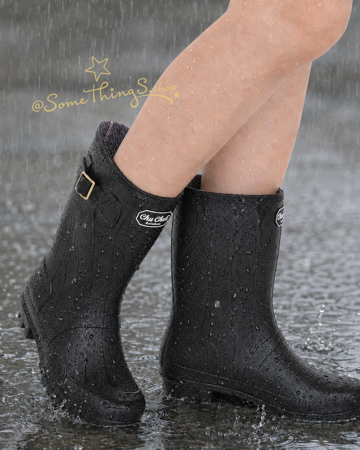 韓國製造 🇰🇷 Chu Chu's Rainboots 中筒雨靴