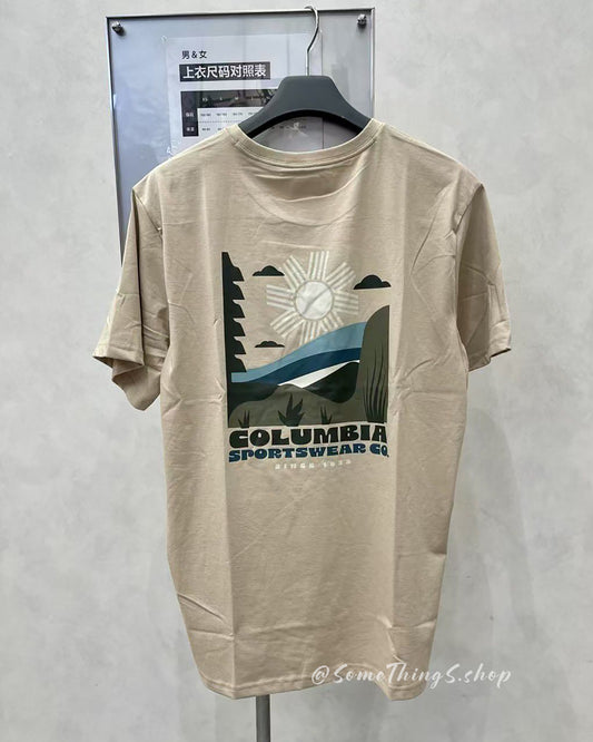 Columbia CSC™ Outdoor 100% Organic Cotton 有機棉戶外休閒 T-Shirt｜Shining Sandscape