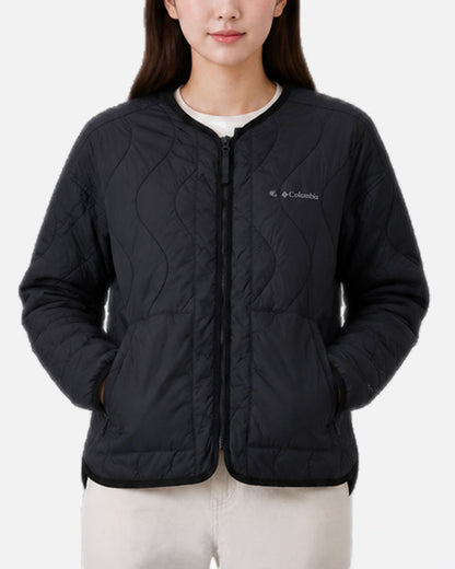 韓國 🇰🇷 Columbia Women's Out-Pocket Quilted Jacket｜Omni-Heat™ 熱能反射｜女裝輕量絎縫保暖外套