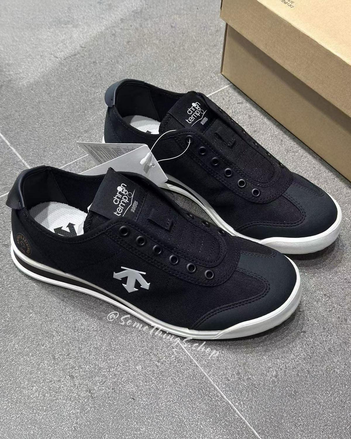 🇰🇷韓國代購 ★日本 Descente Chron Tempo Slip-on Unisex sneakers 經典復古 無鞋帶懶人 輕便休閒鞋