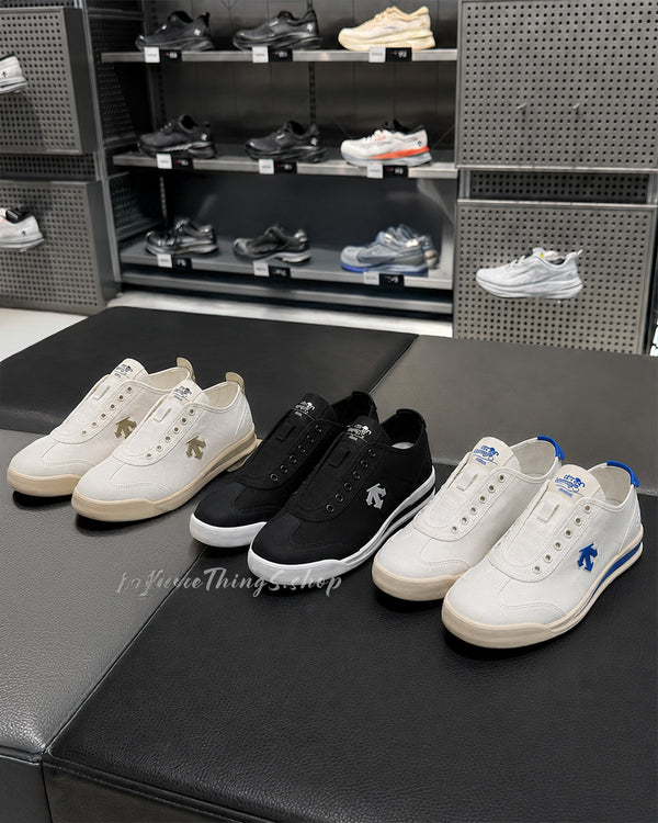 🇰🇷韓國代購 ★日本 Descente Chron Tempo Slip-on Unisex sneakers 經典復古 無鞋帶懶人 輕便休閒鞋