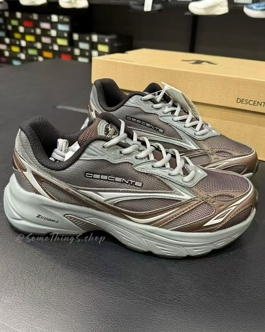 🇰🇷韓國代購 ★日本 Descente Hypernova Black Unisex 復古老爹 慢跑鞋｜ Cement Grey