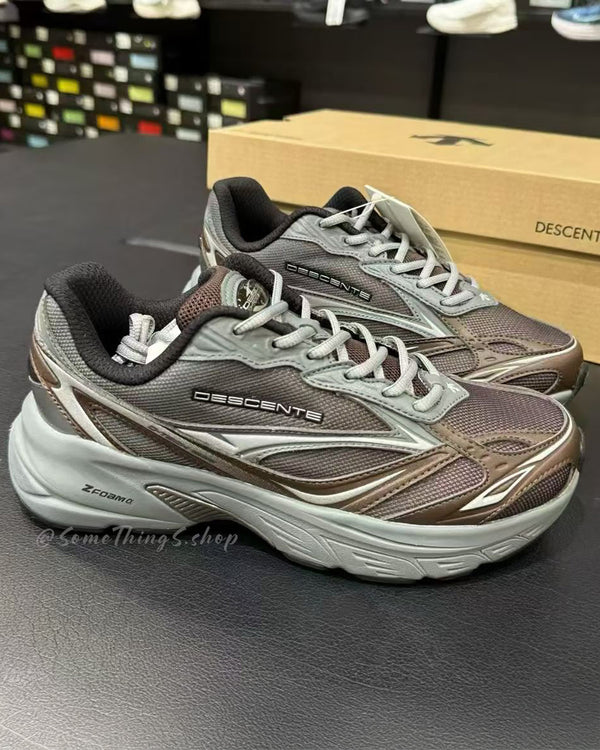 🇰🇷韓國代購 ★日本 Descente Hypernova Black Unisex 復古老爹 慢跑鞋｜ Cement Grey