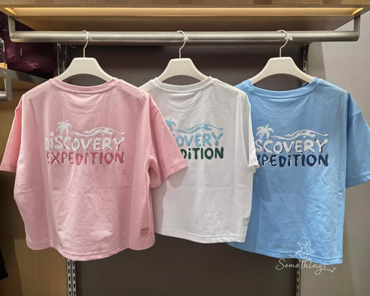 韓國 🇰🇷 26年夏季新品 Discovery Expedition 泳裝系列｜防紫外線 防曬 女裝短袖 crop Tee