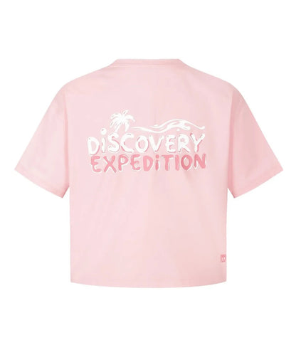 韓國 🇰🇷 26年夏季新品 Discovery Expedition 泳裝系列｜防紫外線 防曬 女裝短袖 crop Tee