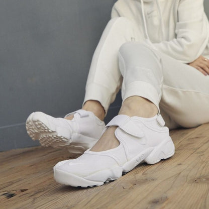 【日本版】NIKE WMNS Air Rift Breathe White Pure Platinum ninja sandals 女裝忍者涼鞋 休閑運動鞋