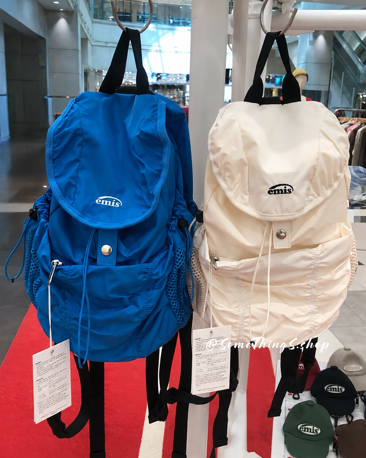 韓國 🇰🇷 emis Shirring backpack 皺褶束口背囊