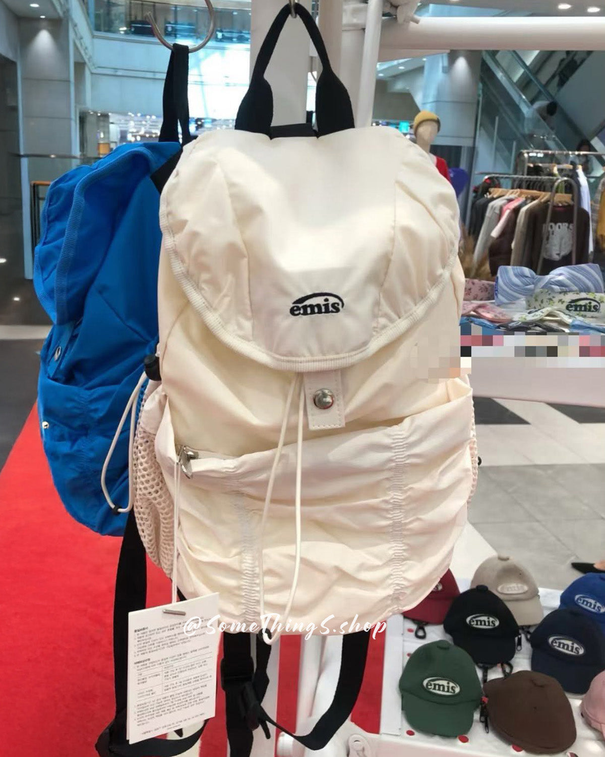 韓國 🇰🇷 emis Shirring backpack 皺褶束口背囊