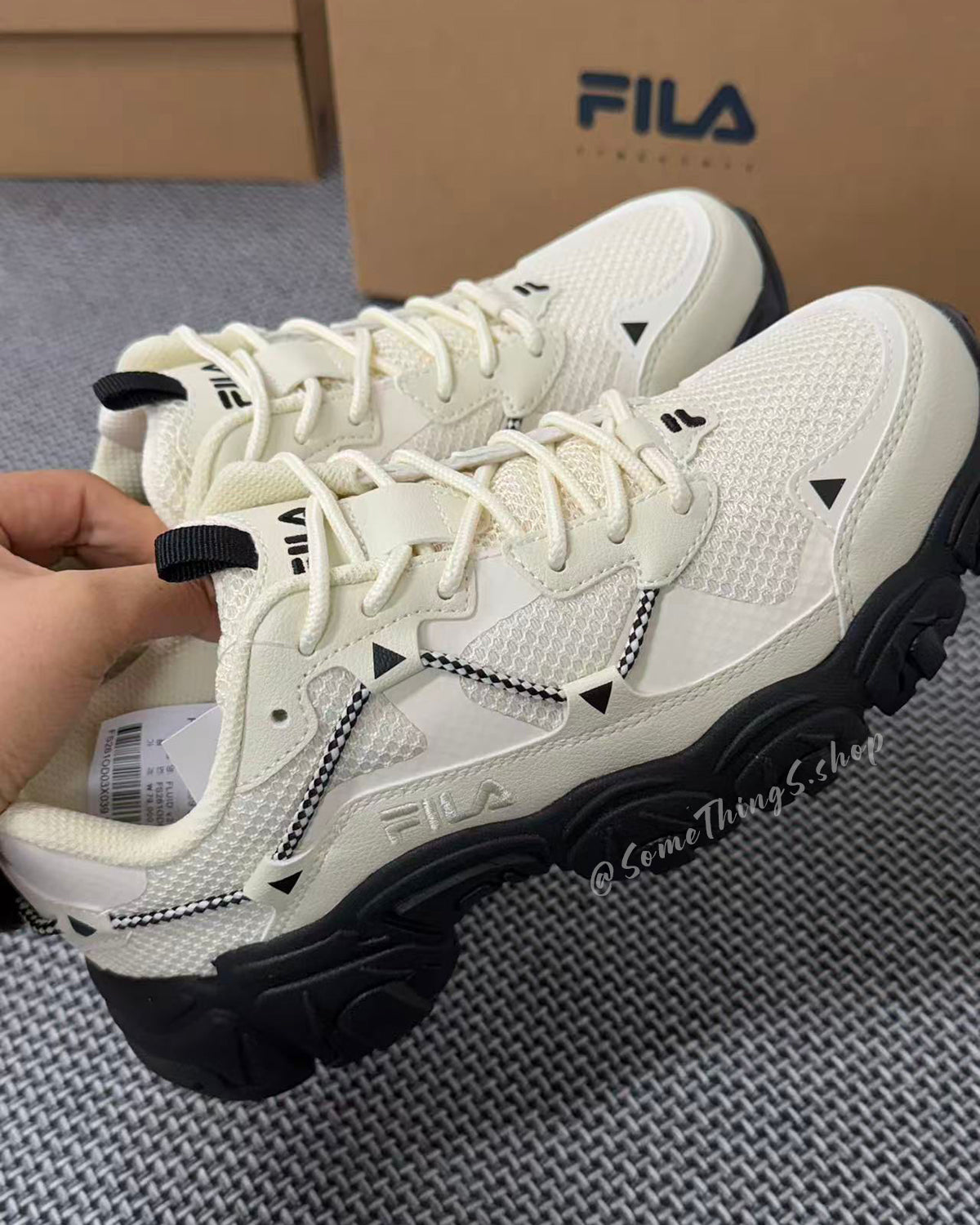韓國🇰🇷 Fila FLUID V2 貓爪老爹鞋｜厚底增高 • 山系復古波鞋